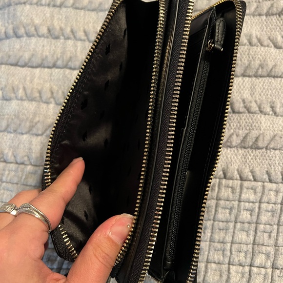 Kate Spade Black Carry All Wallet Wristlet